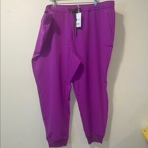 Men’s New Figs Tansen Jogger Scrub Pants Purple Jolt Size 5XLR